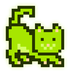 MoonCat #11575: 0x0043d8f980 (accessorized)