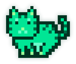 MoonCat #1301: 0x0014a7bbb4 (accessorized)