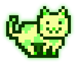 MoonCat #15399: 0x00c83be40b (accessorized)