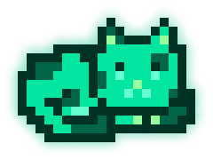MoonCat #15723: 0x00692dcd9d (accessorized)