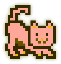 MoonCat #502: Mr. Bigglesworth (accessorized)