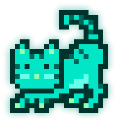 MoonCat #6372: 0x00374eb7a9 (accessorized)