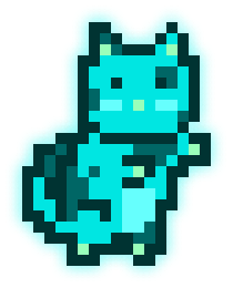 MoonCat #6831: 0x007a29f6f3 (accessorized)