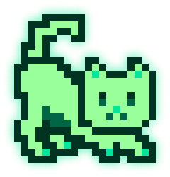 MoonCat #7724: 0x00e305f0a3 (accessorized)