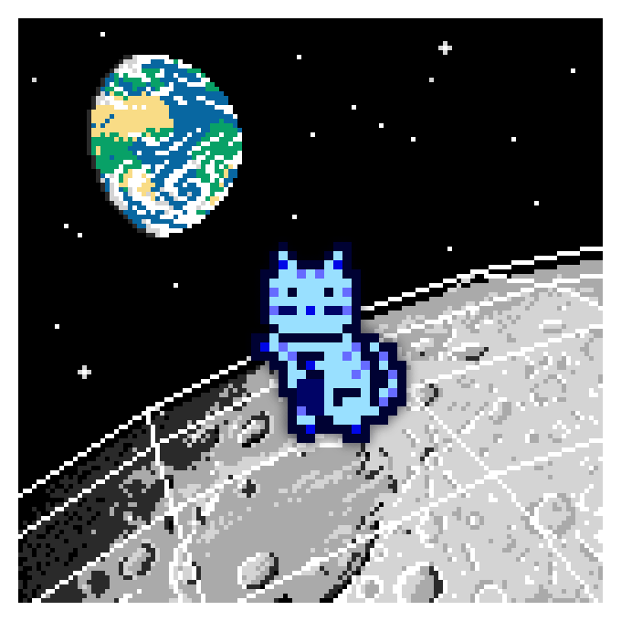 MoonCat #12964 (0x00b60d0e2d)
