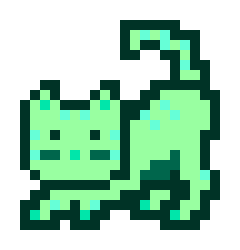 MoonCat #19222 (0x00b774ffdb)