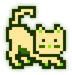 MoonCat #7646 (0x00f37da54b)