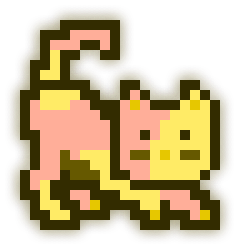 MoonCat #25375 (0x00ff6b6227)
