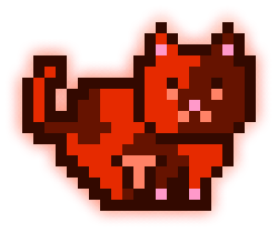 ponderware - MoonCat Acclimator (Wrapped) - MoonCat #203: This Little Red Cat is My Buddy - NFT # 203