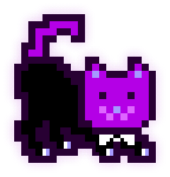 ponderware - MoonCat Acclimator (Wrapped) - MoonCat #25242: 0x0043e6b7f3 (accessorized) - NFT # 25242