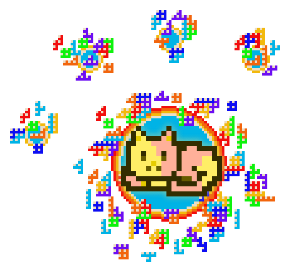 ponderware - MoonCat Acclimator (Wrapped) - MoonCat #25305: 0x00ade8df98 (accessorized) - NFT # 25305