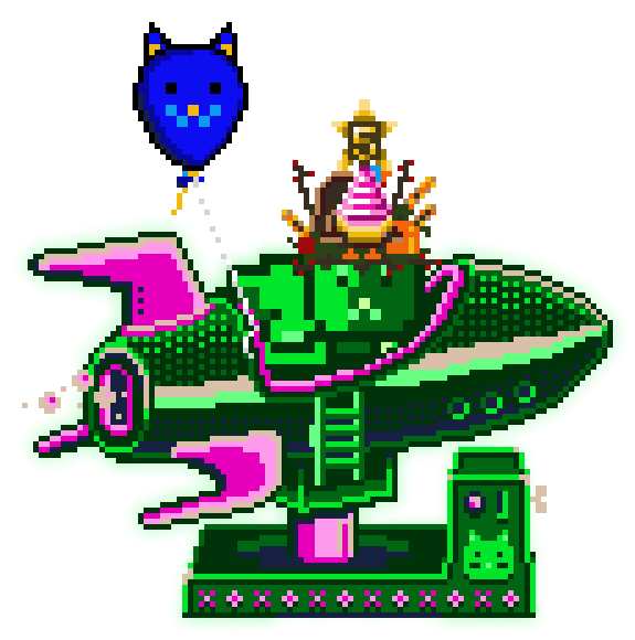 ponderware - MoonCat Acclimator (Wrapped) - MoonCat #25438: 0x005d6ef988 (accessorized) - NFT # 25438