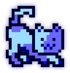 ponderware - MoonCat Acclimator (Wrapped) - MoonCat #296: 0x00cf5e5da7 (accessorized) - NFT # 296