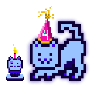 ponderware - MoonCat Acclimator (Wrapped) - MoonCat #47: Nick Szabo (accessorized) - NFT # 47