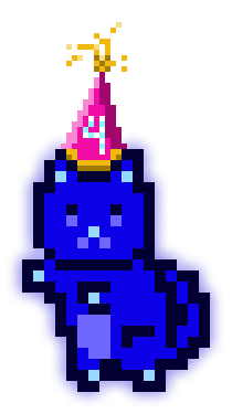 ponderware - MoonCat Acclimator (Wrapped) - MoonCat #48: 0x00223229dd (accessorized) - NFT # 48