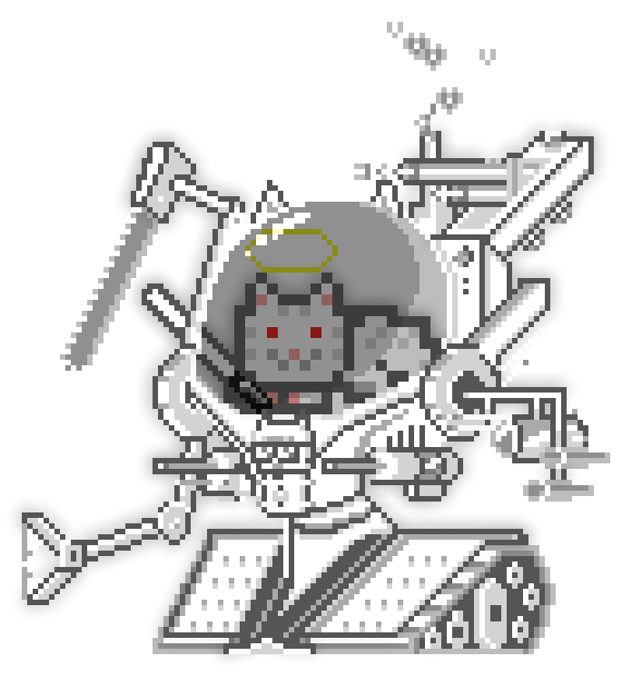 ponderware - MoonCat Acclimator (Wrapped) - MoonCat #89: 0xff05000ca7 (accessorized) - NFT # 89