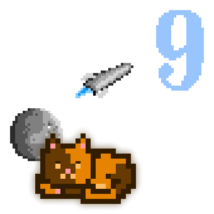 ponderware - MoonCat Acclimator (Wrapped) - MoonCat #9: 0x002d6d512c (accessorized) - NFT # 9